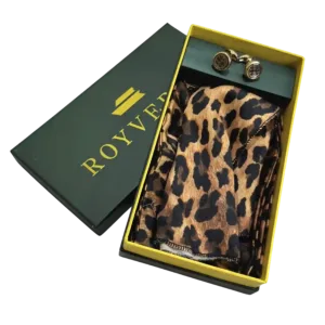 Classic Leopard Scarf Set