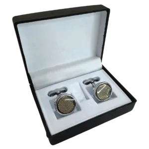Golden Mesh Men's Cufflinks