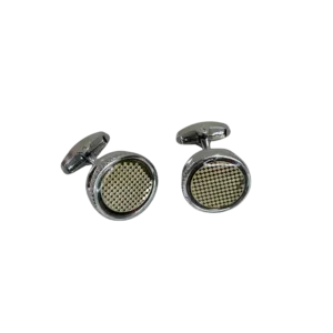 Golden Mesh Men's Cufflinks