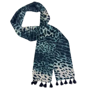 Emerald Cheetah Scarf