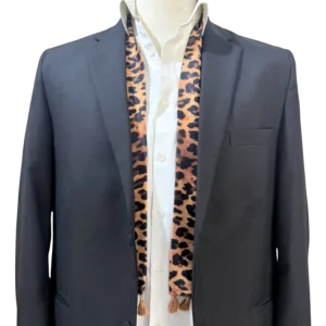 leopard eye cufflinks set