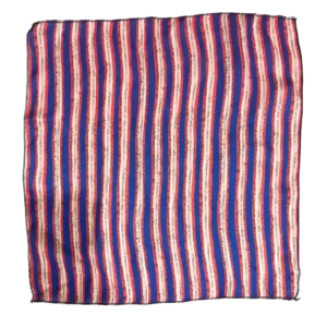 Royal Blue Nautical Stripe Pocket Square