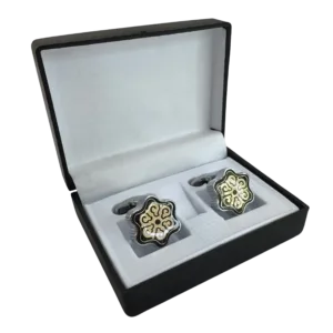Silver Fiore Men’s Cufflinks