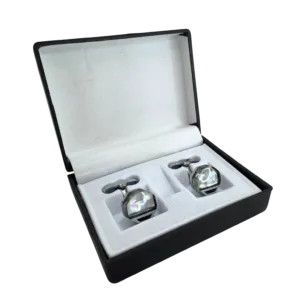 Silver Pearl Cufflinks