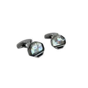 Silver Pearl Cufflinks