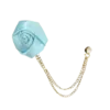 Sky Blue Floral Lapel Pin