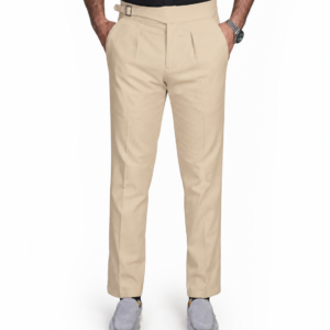 Beige Ghurka Pant