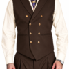 Dark Brown Tailored Waistcoat