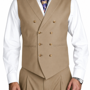 Camel Tan Tailored Waistcoat
