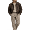 Men’s Dark Brown Leather Jacket