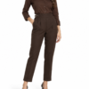 Buckle Dark Brown Gurkha Pants