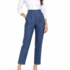 Buckle Denim Blue Gurkha Pants