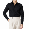 Men's Black Formal Dress Shirt